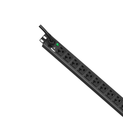 PDU Básica | 12 Tomas NEMA 5-20R | Entrada NEMA 5-15P | Rack 19in 1U Horizontal | 15A 120VCA | Cable 3 m (9.8 ft) - Image 4