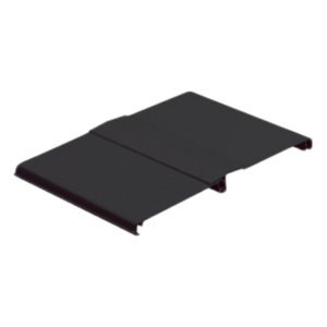 Tapa Con Bisagra a Presión Para Canaleta FiberRunner™ FR12X4BL6, de PVC Rígido, Color Negro, 1.8 m de Largo