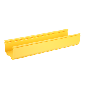 Canaleta para Cableado Estructurado | PVC Rígido | 6x4 Pulgadas | 3 m (9.8 ft) de Largo | Capacidad 3819 Cables | Color Amarillo