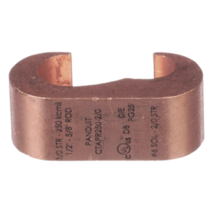 Conector de Compresión a Tierra | Cobre Sólido y Trenzado | UL 486A-486B 36 kV | 90°C | Entierro Directo en Tierra y Concreto | AWG 2 Str