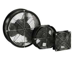 Ventilador Axial Compacto 6 Pulgadas | 115VAC | 102CFM | Silencioso | Acero Negro | 50,000 Horas Operación