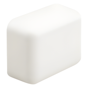 Tapa Final para Canaleta | LD3 | ABS | Blanco Mate | UL94V-0 | FT4 | 0°C a 50°C