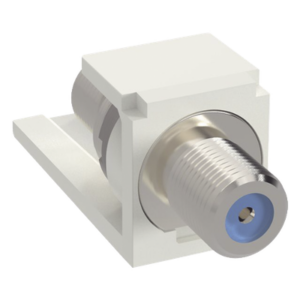 Módulo Acoplador Coaxial Tipo F | Mini-Com | 75 Ohms | 3.0 GHz | 1.75' x 1.37' x 0.71'