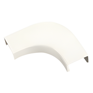 Curva de radio controlada | Canaleta LD10 | ABS | UL94V-0 | FT4 | 0 a 50°C | Blanco mate
