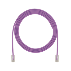 Cable de Parcheo UTP Cat6A | CM|LSZH | 28AWG Diámetro Reducido | 1.52 m (5 Pies) | Violeta