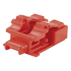Kit de Bloqueo de Puertos | Fibra Óptica LC Duplex | 10 Unidades | Llave de Extracción Incluida | Color Rojo