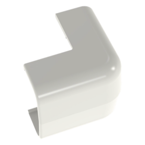 Esquinero Exterior | ABS | UL94V-0 FT4 | 90° | 0 a 50°C | Blanco Mate