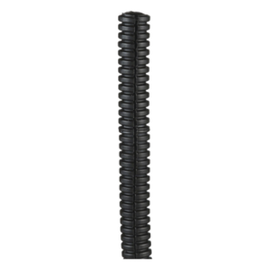 Tubo Corrugado Abierto para Protección de Cables, .75in (19.1 mm) de Diámetro, 30.5 m de Largo, Color Negro