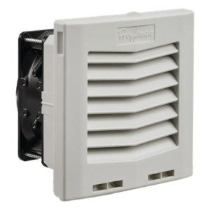Ventilador con Filtro de Montaje Lateral HF05 | Flujo de Aire 35 CFM (59 m³|h) | 115 Vca | IP54 | Color Gris Claro