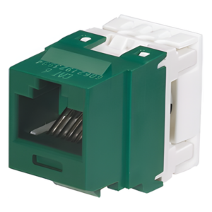 Conector Jack | Cat 6 | Keystone | 110 Impacto | 8P8C | Verde