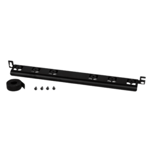 Barra de Alivio de Tensión | 1U | Rack 19" | 72 Cables | Acero CRS | Color Negro