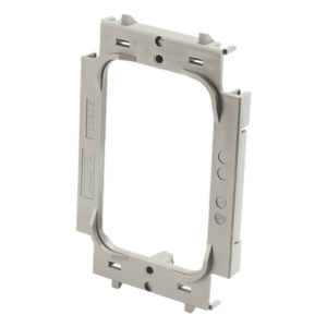 Adaptador Atornillable para Faceplate | PVC Gris | 2.75 in x 4 in | 0.33 ft | Montaje Atornillado