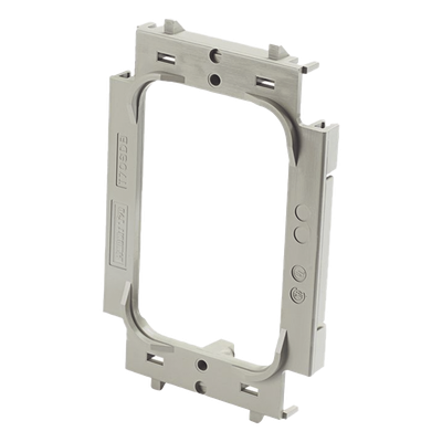 Adaptador Atornillable para Faceplate | PVC Gris | 2.75 in x 4 in | 0.33 ft | Montaje Atornillado