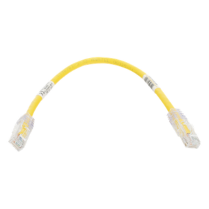 Cable de Parcheo UTP Cat6 | 24 AWG | CM | 0.3 m (1 pie) | Amarillo