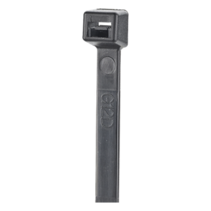 Cincho de Nylon 6.6 StrongHold™, 160mm largo x 2.5mm ancho, Color Negro, Exterior Resistente a Rayos UV, Paquete de 100pz