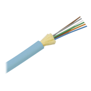 Cable de Fibra Óptica | 12 Hilos | Multimodo OM4 50|125 | Tight Buffer 900µm | OFNR Riser | Dieléctrico | 0.61 m (2 ft) marcas