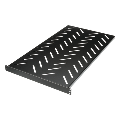 Charola para Soportar Equipos en Rack de 19" de 4 Postes, Profundidad Máxima de 36 in, Capacidad de Carga de 113 kg, 1 UR
