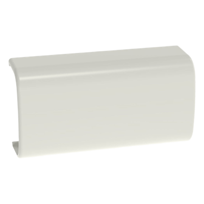 Unión Recta para Canaleta | Diseño Bisagra Monopieza | ABS UL94V-0 | Blanco Mate | 180º | 0 a 50ºC