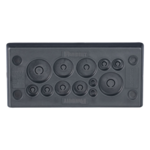 Pasacables Rectangular de Membrana | IP66 | 12 Orificios | Cables 3 mm a 20 mm | 3.39" x 1.42" | 4.8" (121.9 mm) de Largo