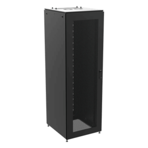 Gabinete de Telecomunicaciones | 48 UR | 2350 x 800 x 1200 mm (7.7 x 2.6 x 3.9 ft) | Acero Negro RAL 9005 | Puertas Perforadas | Certificaciones UL-cUL