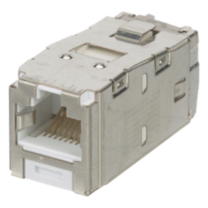 Conector Jack RJ45 Blindado | Categoría 6A | 8P8C | Mini-Com TG | Terminación sin Herramienta | PoE 100W | -10°C a 65°C