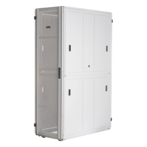 Gabinete FlexFusion™ XGL (Light) para Centros de Datos, 42 UR, 800 mm de Ancho, 1070 mm de Profundidad, Fabricado en Acero, Color Blanco