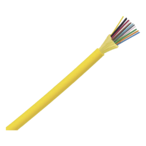 Cable de Fibra Óptica | 12 Hilos Monomodo OS2 9|125 | Interior Tight Buffer 900µm | LSZH Dieléctrico | 2 pies Marcas