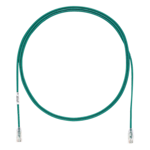 Cable de Parcheo TX6, UTP Cat6, Diámetro Reducido (28AWG), Color Verde, 1.52 Metros (5 Pies)