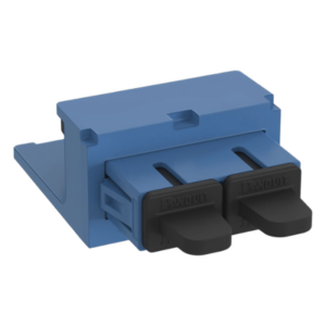 Módulo Acoplador | SC Duplex | Fibra Monomodo OS1|OS2 | Mini-Com | Cerámica Zirconia | Azul