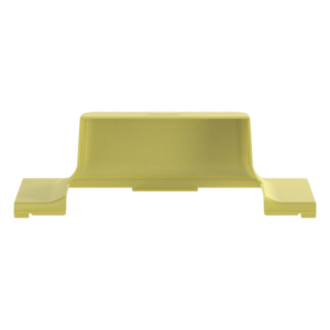 Tapa de Bajada Vertical | Compatibilidad Canaleta 4x4 a 24x4 | Radio de Curvatura 50.8 mm | Color Amarillo