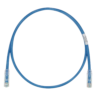 Cable de Parcheo TX6, UTP Cat6, 24 AWG, CM, Color Azul, 1.22 Metros (4 Pies)