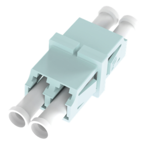 Módulo Acoplador | LC Duplex | Fibra Multimodo | Color Aqua | Pérdida 0.1 dB | Cerámica Zirconia