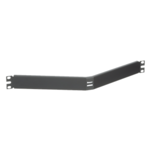 Tapa Ciega Para Rack Estándar de 19in, Angulado, de Acero, 1UR, Color Negro