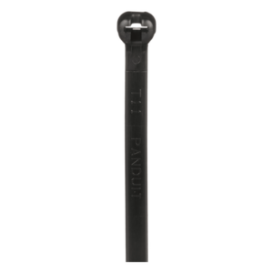 Cincho de Nylon 6.6 Dome-Top®, Con Lengüeta de Bloqueo de Acero Inoxidable, 203 mm largo x 4.7mm ancho, Color Negro, Exterior Resistente a Rayos UV, Paquete de 1000pz