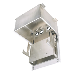 Gabinete de Techo PanZone Premium | 8 UR | Equipo Pasivo | Paneles de Parcheo | Organizador Horizontal | Acceso Frontal | UL2043 Plenum