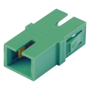 Módulo Acoplador SC|APC Simplex, Para Fibra Monomodo, Color Verde