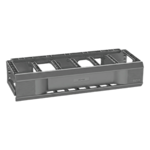 Organizador de Cables Horizontal | 1 UR | 19in | 66 Cables Cat 5e|6|6a | Montaje sin Herramientas