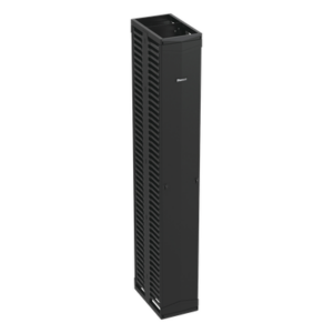 Organizador Vertical PatchRunner™, Doble (Frontal y Posterior), Para Rack Abierto de 45 Unidades, 12in de Ancho, Color Negro