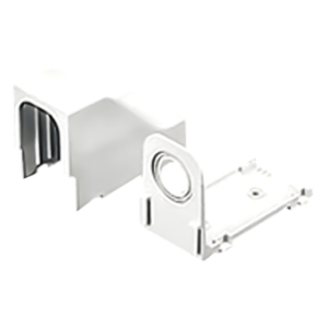 Accesorio para Techo Falso|Entrada | Conexión Tubería 1|2 a 1 In | Compatible Canaletas LD3, LD5 y LD10 | UL94V-0 | TIA|EIA