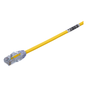 Cable de Parcheo UTP Cat6A | 28AWG | CM-LSZH | 0.3 m (1 pie) | Amarillo