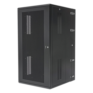 Gabinete PanZone de Montaje en Pared, de 19in, Puerta Ventilada, 26 UR, 762mm de Profundidad, Color Negro