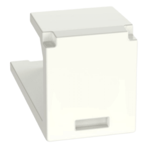 Módulo de Tapa Ciega | Mini-Com | Blanco Mate | 1 Espacio | Compatible RoHS