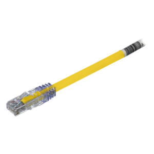 Cable de Parcheo UTP, Cat6A, 24 AWG, CM, Color Amarillo, 2.13 Metros (7 Pies)