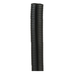 Tubo Corrugado Abierto para Protección de Cables, 1in (25.4 mm) de Diámetro, 30.5 m de Largo, Color Negro