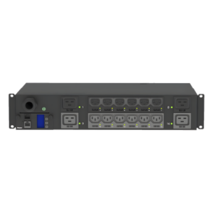 PDU Monitoreable y Switchable (MS) para Distribución de Energía, Enchufe de Entrada NEMA L6-30P, Con 12 Salidas C13 y 4 Salidas C19, Horizontal 19in, 208 Vca, 30 Amp, 2UR