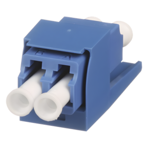 Módulo Acoplador | LC Duplex | Monomodo OS1|OS2 | Mini-Com | Cerámica Zirconia | 1 Espacio Modular