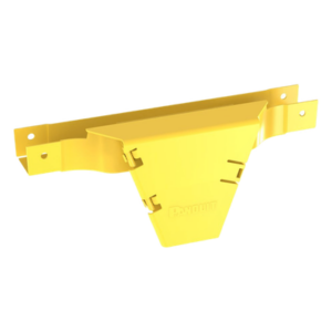 Accesorio en T con Conexión Horizontal y Bajada Vertical a 90º, Para Canaletas FiberRunner™ 2x2, Color Amarillo
