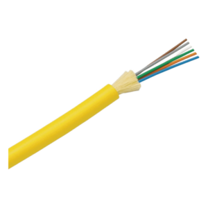Cable de Fibra Óptica | 12 Hilos | Monomodo OS2 9|125 | Interior OFNR Riser | Tight Buffer 900µm | No Conductiva | Precio Por Metro (3.28 pies)