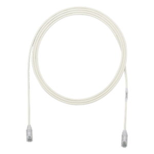 Cable de Parcheo | Cat6 | 28AWG | Diámetro Reducido 3.8 mm | 0.30 m (1 Pie) | LSZH-CM | Blanco Mate