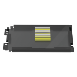 Charola de Empalme para Fibra Óptica | 6 Empalmes | Apilable 2 Unidades | 3.4x168.9x9.5 mm | 0.011x0.554x0.031 ft